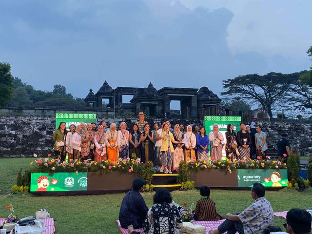 Ratusan Siswa The Liliput World Belajar Budaya di Ratu Boko - RRI.co.id